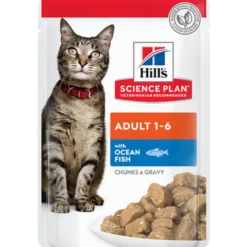 Adult Chicken Ocean Fish Beef Pouch - Wet Cat Food 48 x 85 g