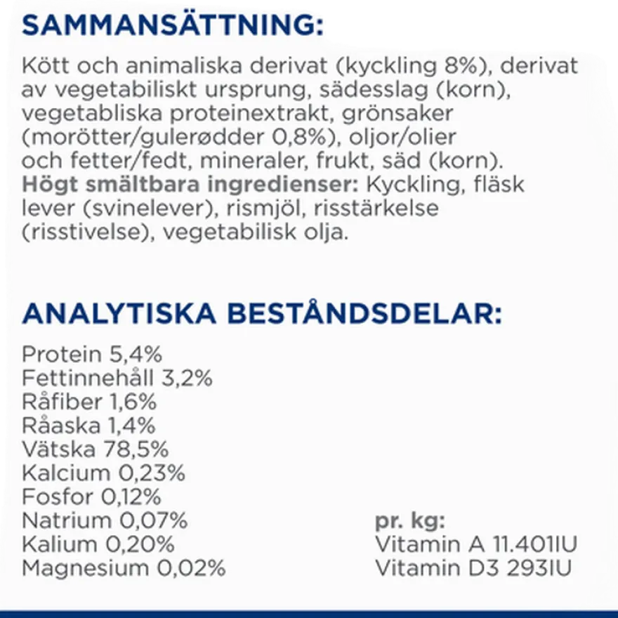 Adult Gastrointestinal Biome Chicken & Vegetables Stew 354 g