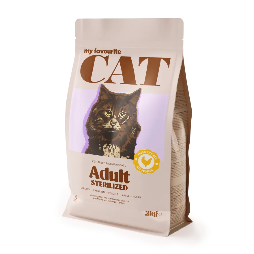 Adult katt sterilisert kylling 2 kg