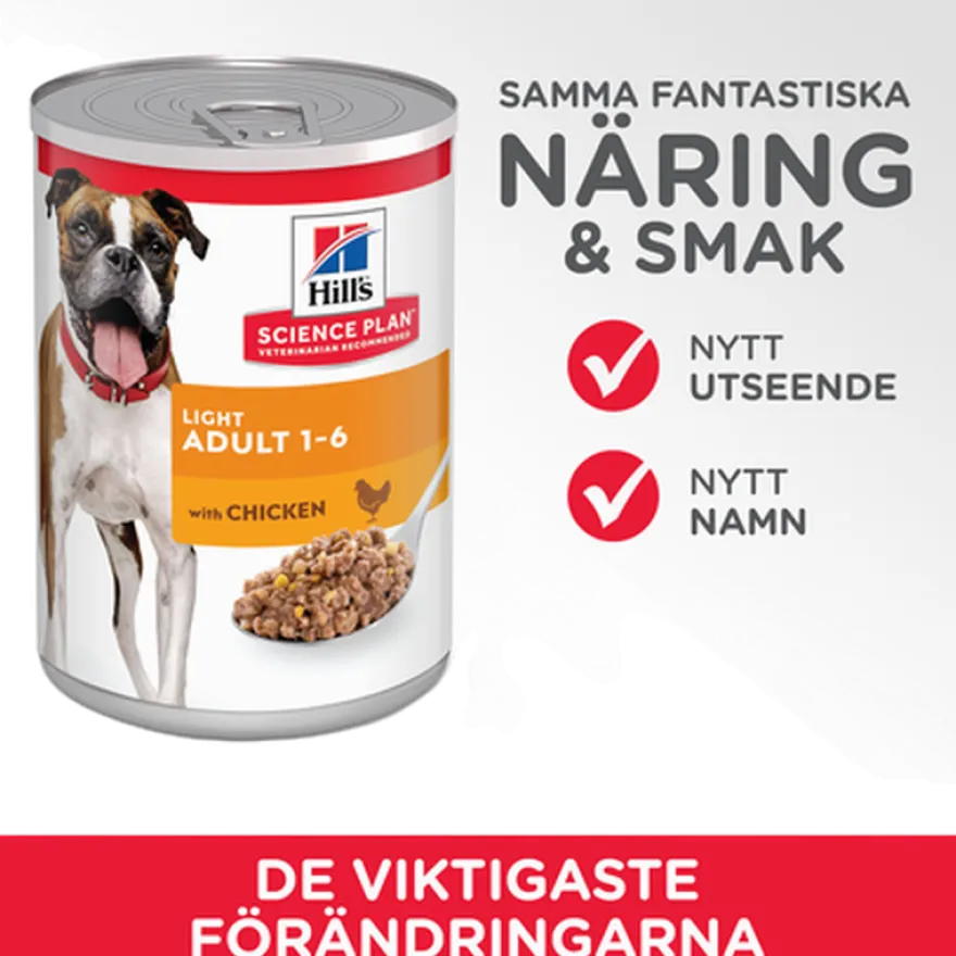 Adult Light Chicken Can - Wet Dog Food 370 g