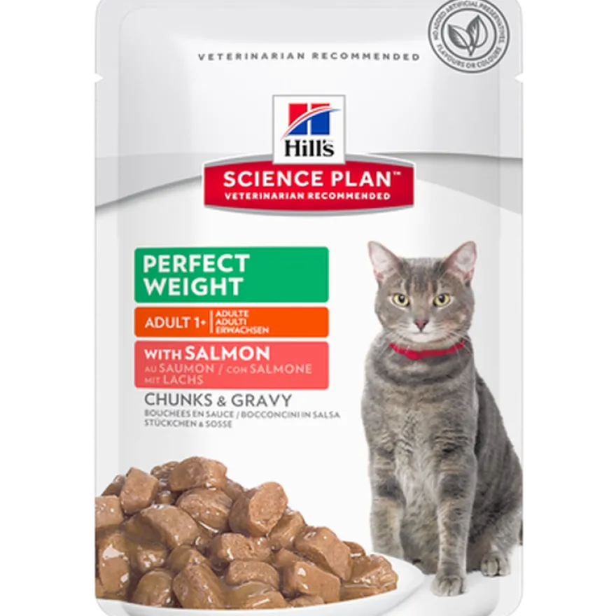 Adult Perfect Weight Chicken Salmon Pouch - Wet Cat Food 12 x 85 g - Pouch