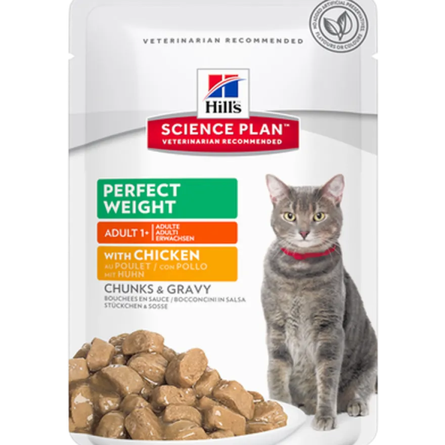 Adult Perfect Weight Chicken Salmon Pouch - Wet Cat Food 12 x 85 g - Pouch