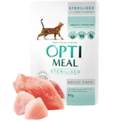 Adult & Senior Sterilised Turkey & Chicken Våtfôr Til Katt 12 x 85 g