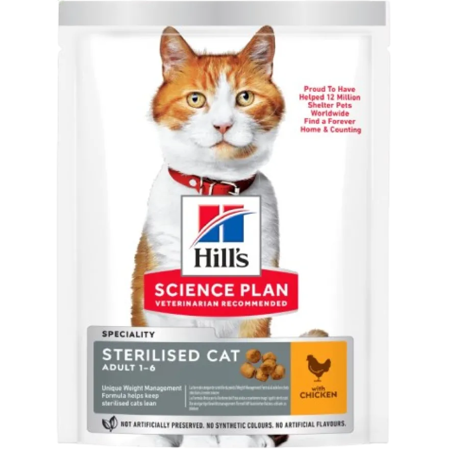Adult Sterilised Chicken - Dry Cat Food 15 kg