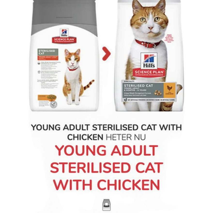 Adult Sterilised Chicken - Dry Cat Food 15 kg