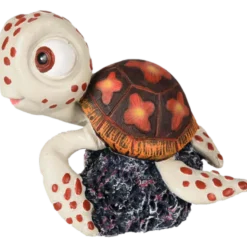 Akvarium Deco Leto skilpadde brun 8 x 6 x 7 cm