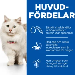Allergivennlig kattemat for voksne med egg- og insektprotein 7 kg