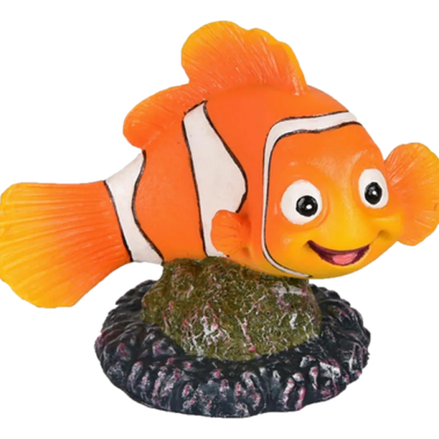 Aquarium Deco Leto klovnefisk oransje 9 x 6 x 8 cm