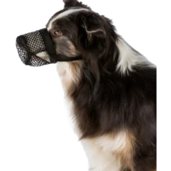 Beskyttelseskurv for hund Polyester Svart X-Small