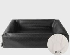 Biabed Ortho svart firkantet nr. 6 - 80 x 100 cm