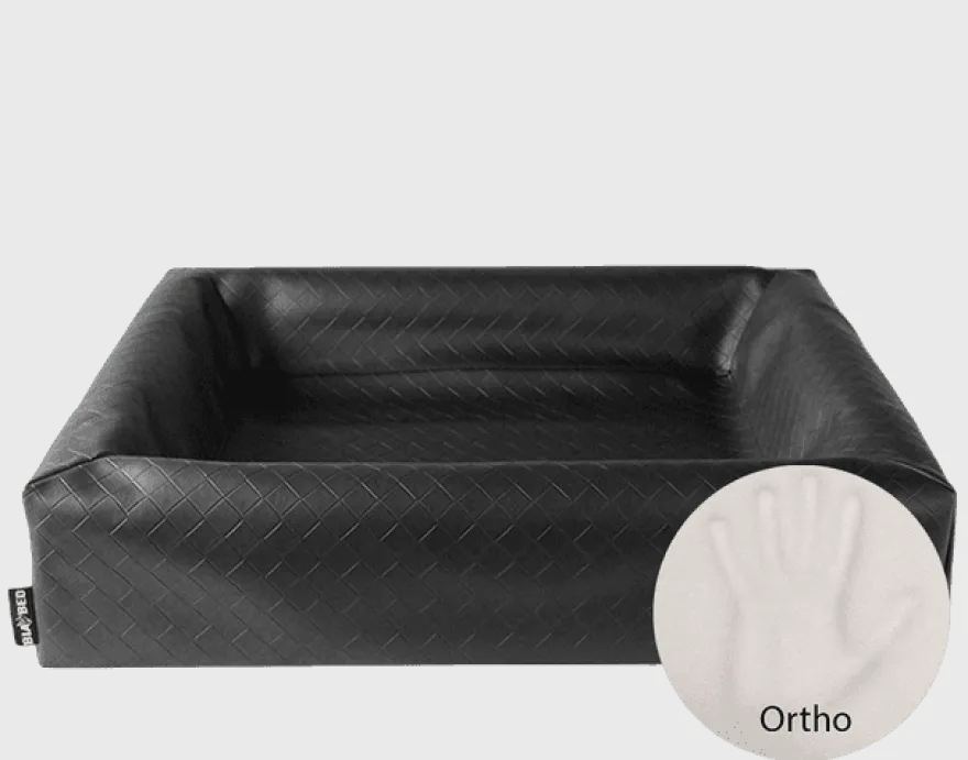 Biabed Ortho svart firkantet nr. 4 - 70 x 85 cm
