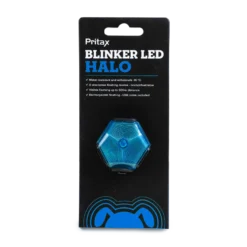 Blinkende LED-halo, 5 cm, blå
