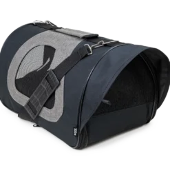 Bæreveske Airline Milo, 40x23x24cm, svart/grå
