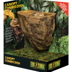 Canopy Combo-skål 2 i 1 - Mat og vann Brun 2 i 1
