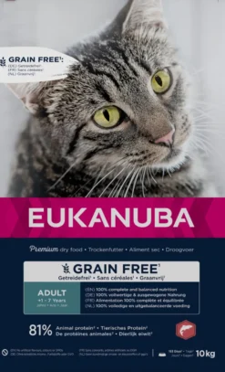 Cat Adult Grainfree Salmon 10 kg