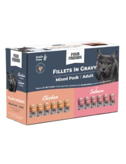 Cat Adult i saus, blandet, 12-pakning