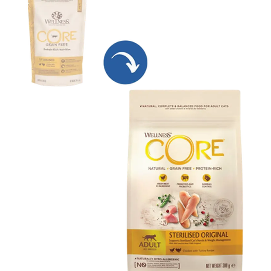 Cat Adult Sterilised Grain Free kylling og kalkun tørr 4 kg