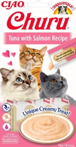 Cat Creamy Treat Tuna with Salmon 4-pk.