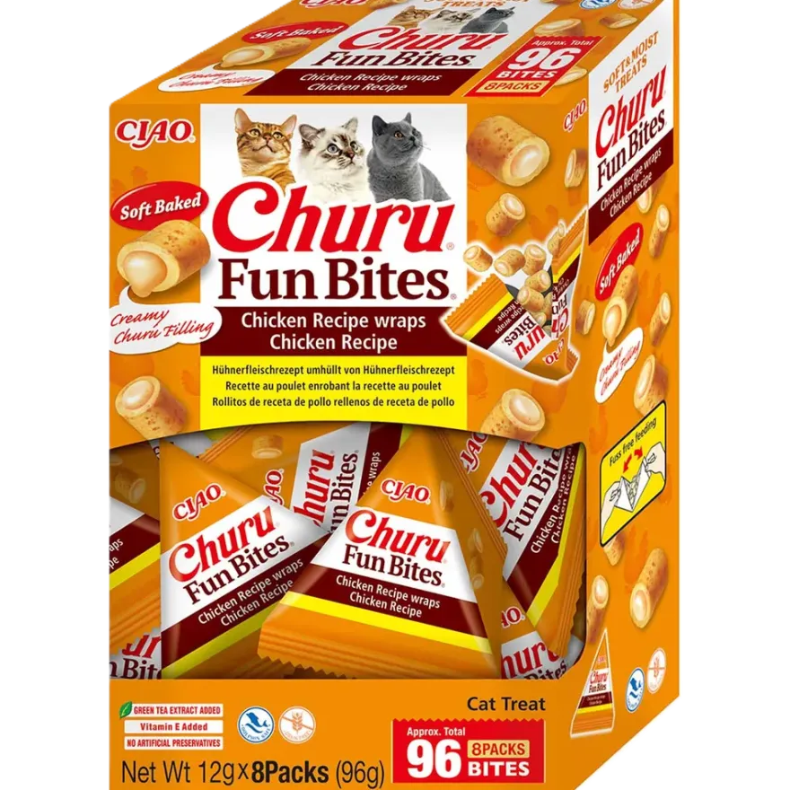 Cat Fun Biteschicken 12 g x 8-pakning