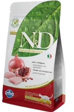 Cat N&D Grain Free Chicken & Pomegranate Neutered 5 kg