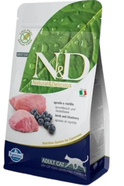 Cat N&D Grain Free Lamb & Blueberry Adult 5 kg