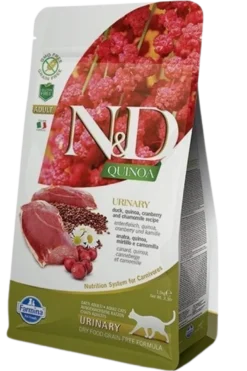 Cat N&D Quinoa Urinary Duck Adult 1,5 kg
