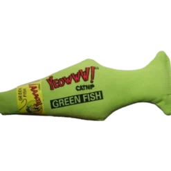 Catnip katteleketøy fisk grønn 18 cm