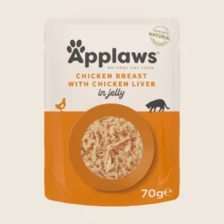 Cat Pouch kylling + levergelé 70 g
