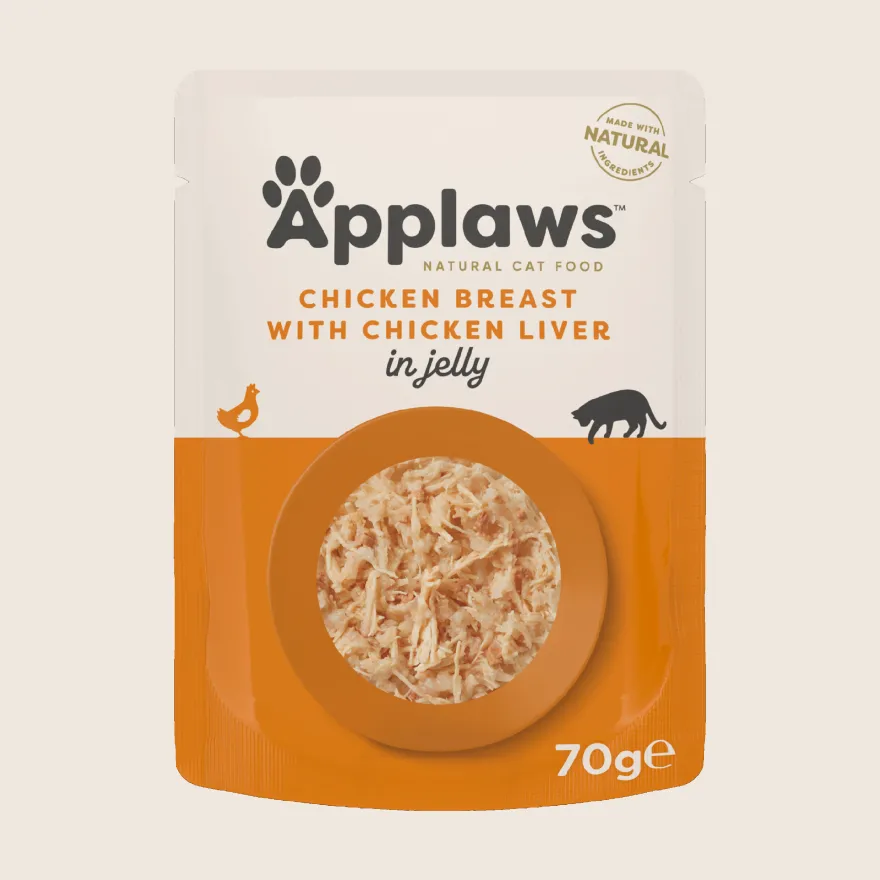 Cat Pouch kylling + levergelé 70 g