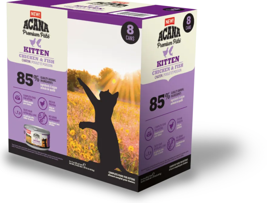 Cat Premium paté Kitten Chicken/ Fish 85 g x 8-pk.