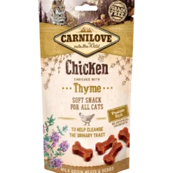 Cat Semi Moist Snack Chicken & Thyme 50 g x 10 stk.