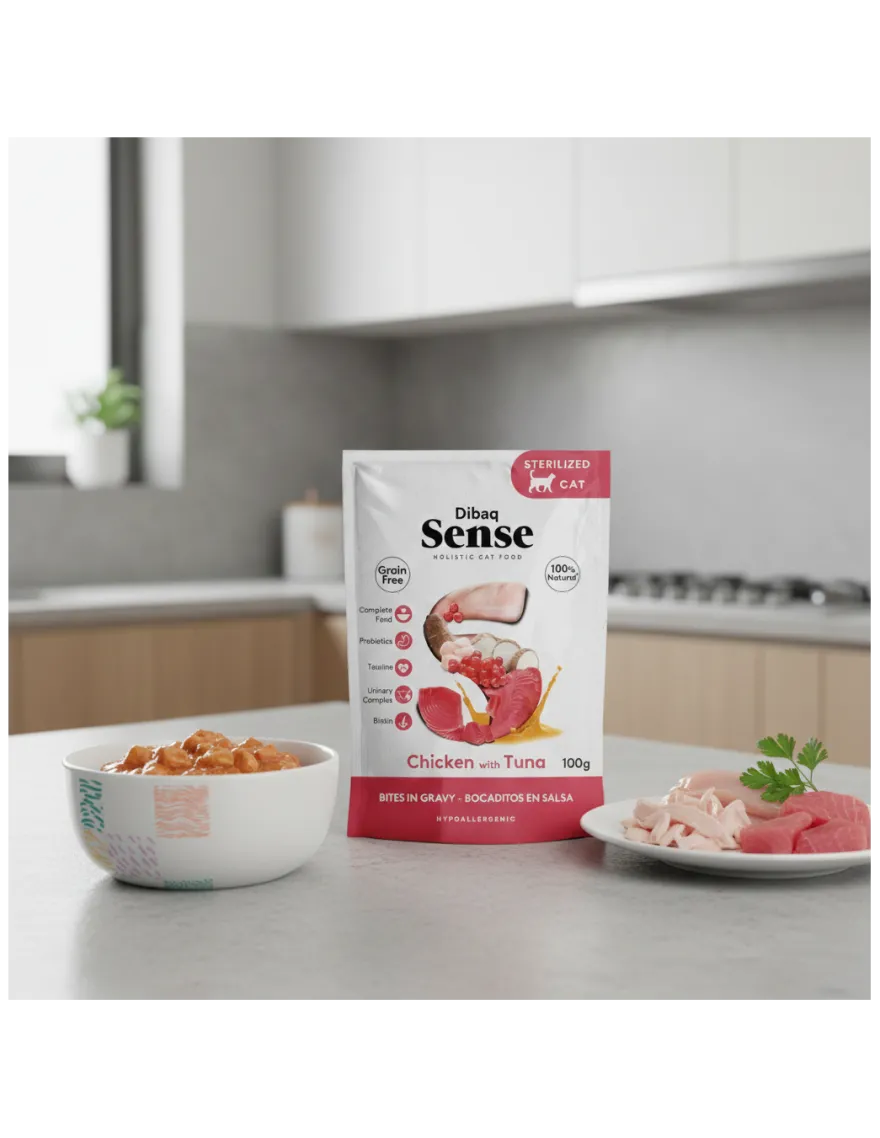 Cat Sense Bites Chicken With Tuna 100 g