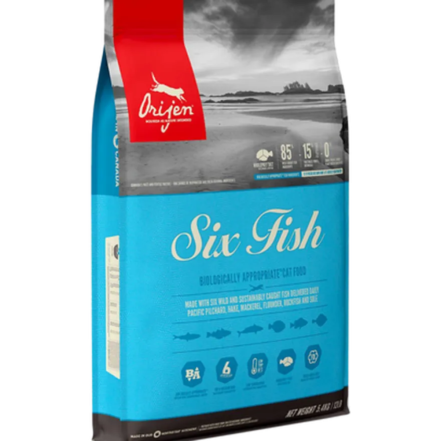 Cat Six Fish Grain Free - tørrfôr til katter 5,4 kg