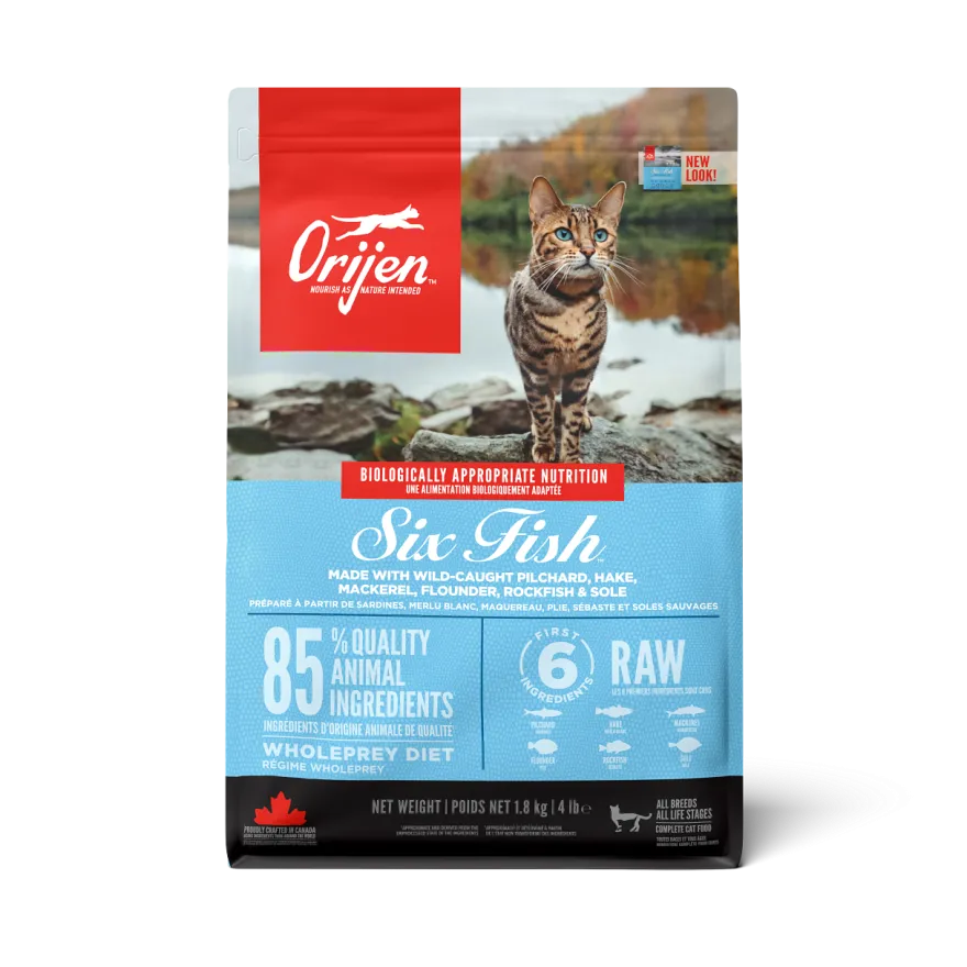 Cat Six Fish Grain Free - tørrfôr til katter 1,8 kg