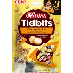 Cat Tidbits Chicken 12 g x 3-pack