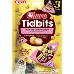 Cat Tidbits Tuna And Salmon 12 g x 3-pack