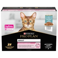 Cat Wet Delicate Digestion med havfisk i saus 85 g x 10 stk.
