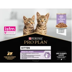 Cat Wet Kitten Healthy Start med kalkun i saus 85 g x 10 stk.
