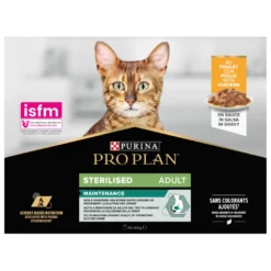 Cat Wet Sterilised med kylling i saus Maintenance 85 g x 10 stk.