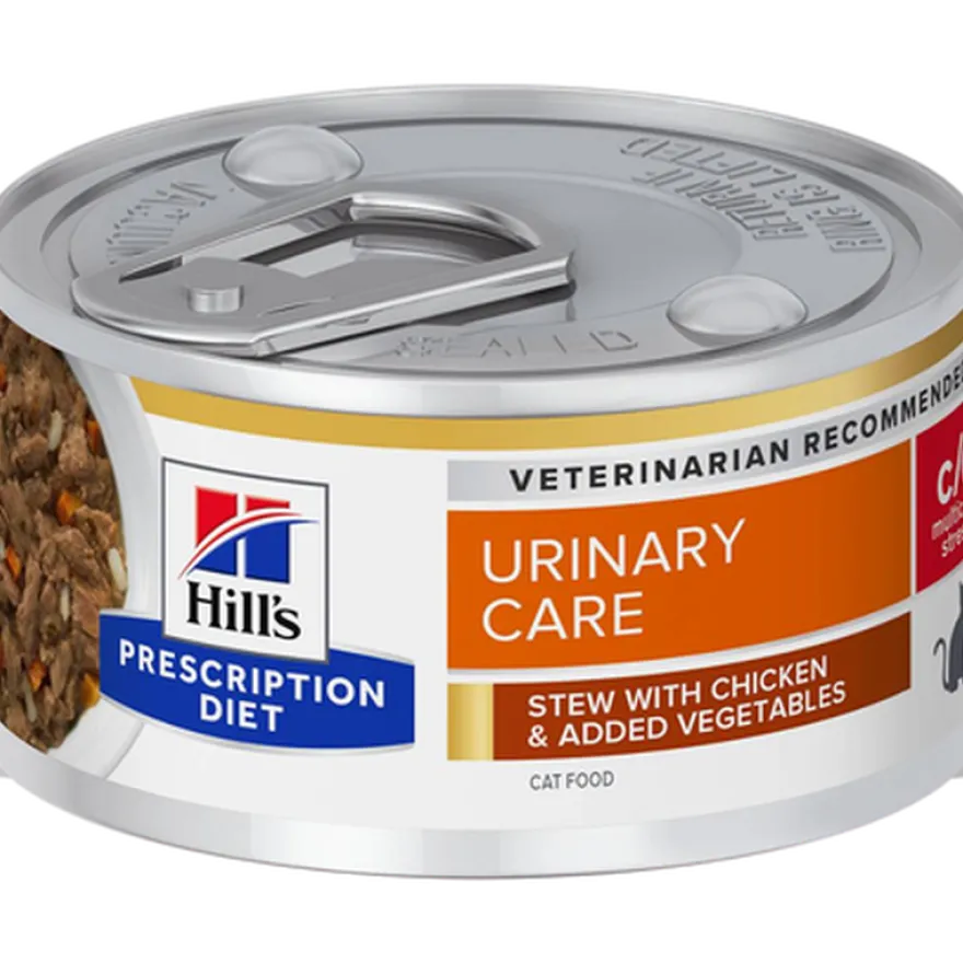 c/d Urinary Care Multicare Stress Stew Canned - Wet Cat Food 82 g x 24