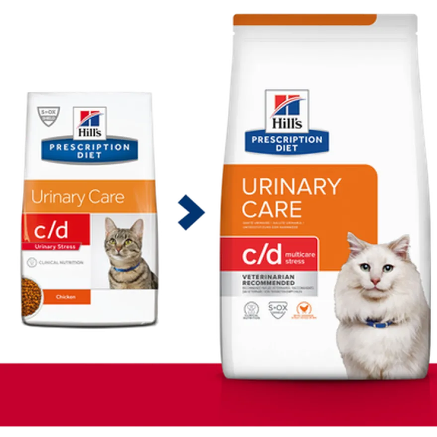 c/d Urinary Stress Chicken - Dry Cat Food 3 kg