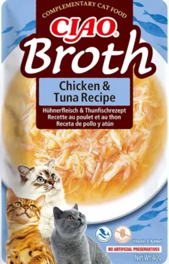 Chicken Broth With Chicken & Tuna 40G