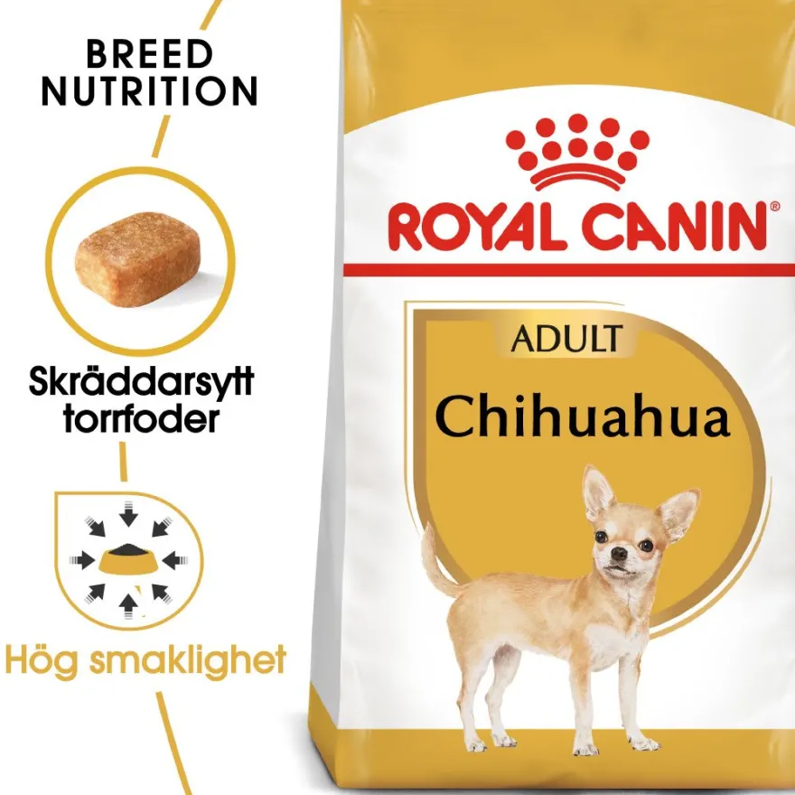 Chihuahua Adult tørrfôr for hunder 3 kg