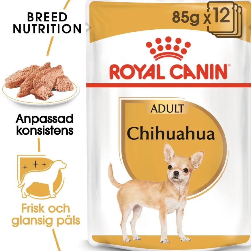 Chihuahua Adult våtfôr for hunder 85 g x 12 stk
