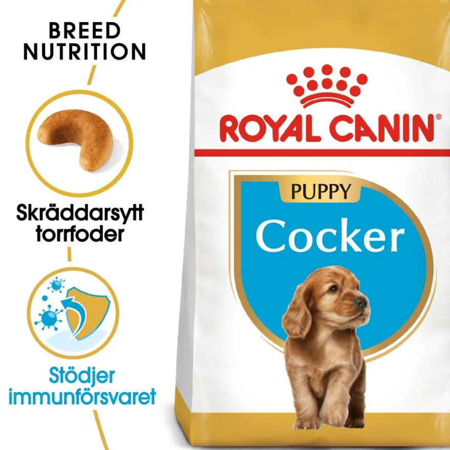 Cocker Spaniel Puppy tørrfôr for valper 3 kg