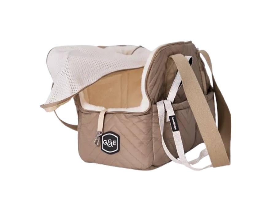 ComfortCuddle bæreveske, 38x20x28cm, Beige