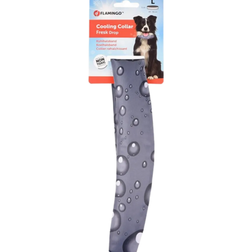 Cooling Collar Fresk Drop Grey M 28-36cm