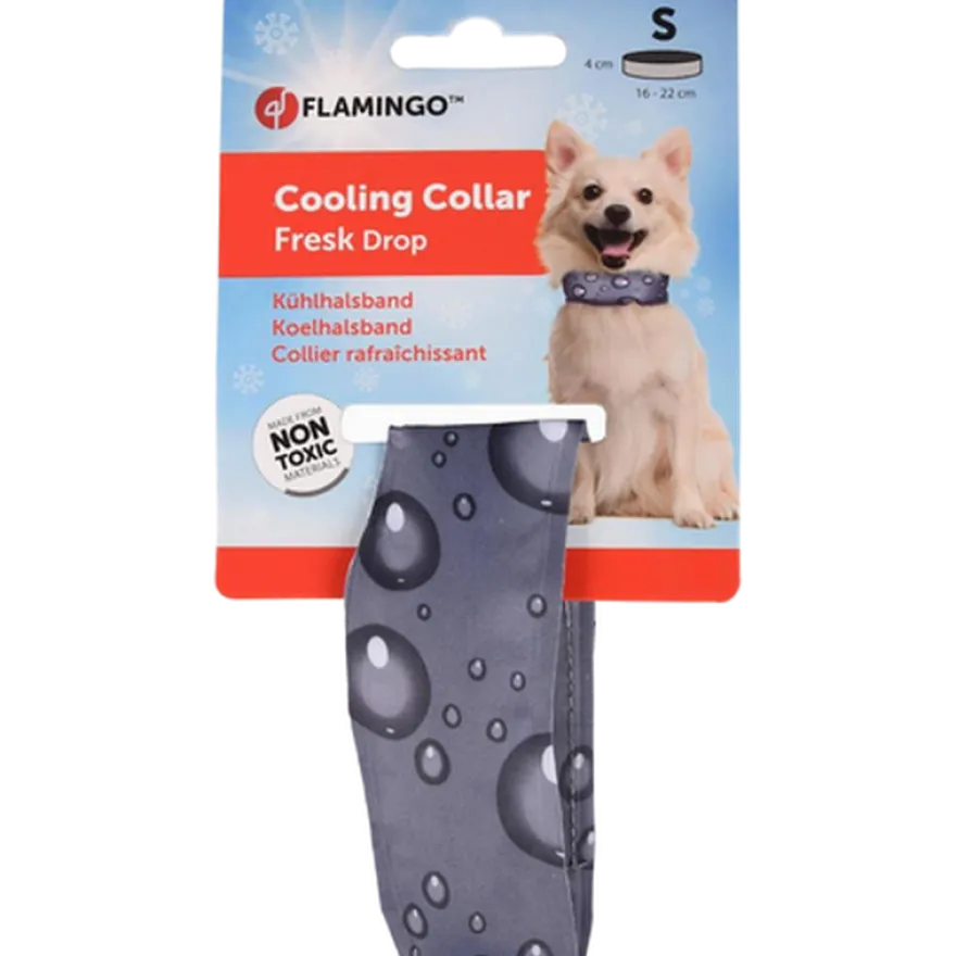 Cooling Collar Fresk Drop Grey M 28-36cm