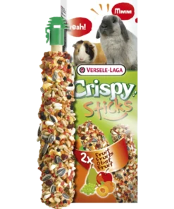 CrispySticks Kanin-Marsvin Frukt 2-pk.
