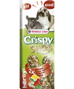 CrispySticks Kanin-Marsvin Urter 2-pk.